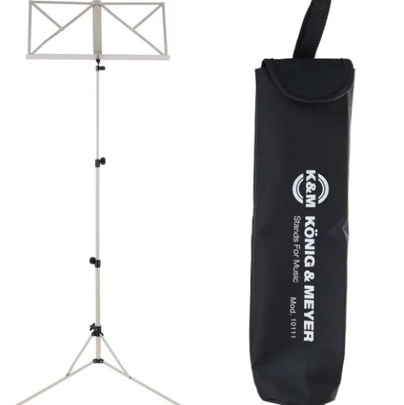 K&M 101 Stand Nickel Colored Set