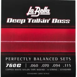 La Bella 760C Copper White Nylon Tape