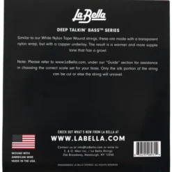La Bella 760C Copper White Nylon Tape