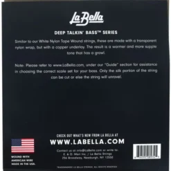 La Bella 750C Copper White Nylon Tape