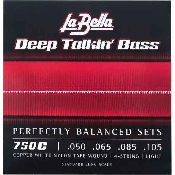La Bella 750C Copper White Nylon Tape