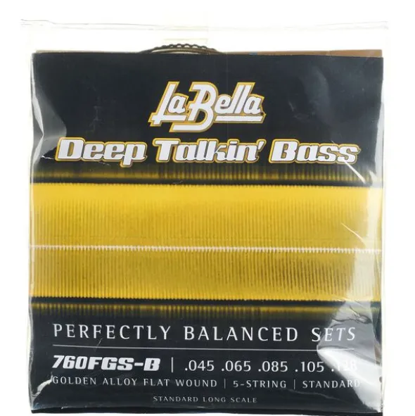 La Bella 760FGS-B DT'Bass Gold Flats