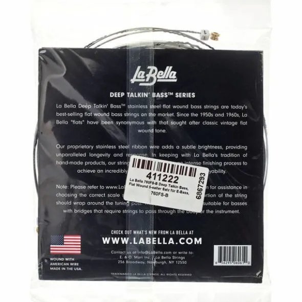La Bella 760FS-B Deep Talkin Bass