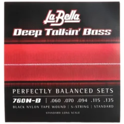 La Bella 760N-B DT Bass Black Nylon