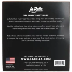La Bella 760N-B DT Bass Black Nylon