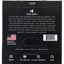 La Bella 20-PCM Jazz Flats FWSS