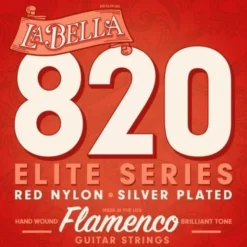 La Bella 820 Red Nylon Flamenco Strings