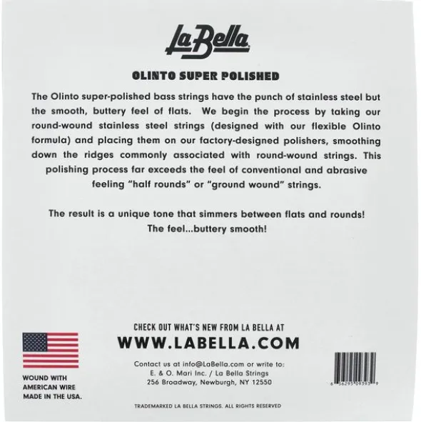 La Bella SP-47107 Super Polished Bass