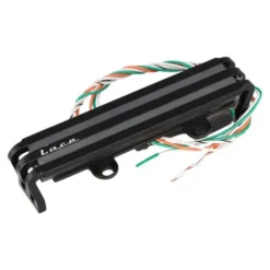 Lace Pickups Aluma J Bass Bridge BK