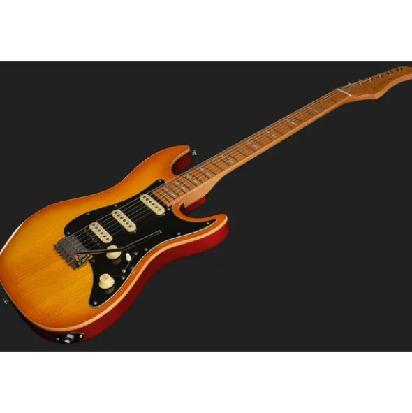 Larry Carlton S7 Ash Top Amber Burst