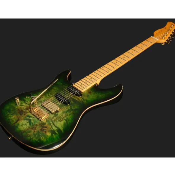 Larry Carlton S10 HSS Transparent Green LH