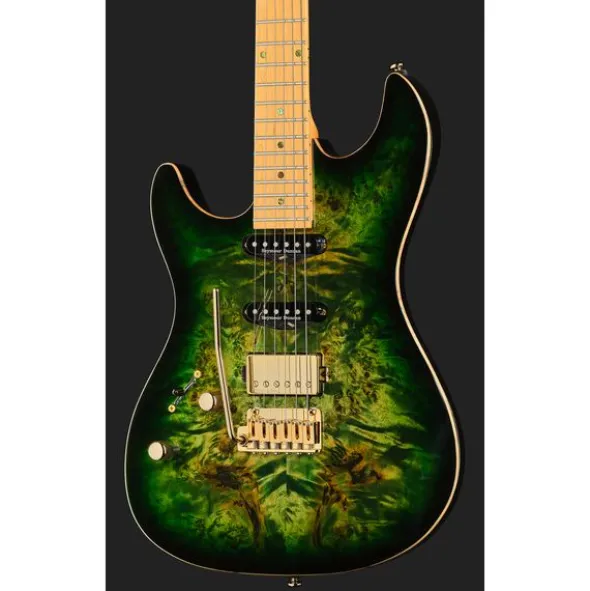 Larry Carlton S10 HSS Transparent Green LH