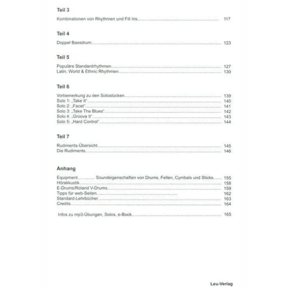 Leu Verlag Modern Drumming 1