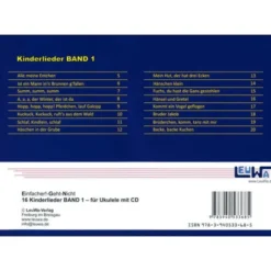 LeuWa-Verlag 16 Kinderlieder Ukulele 1