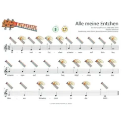 LeuWa-Verlag 16 Kinderlieder Ukulele 1