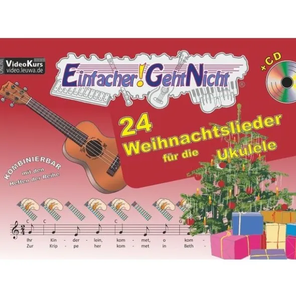 LeuWa-Verlag24 Weihnachtslieder Ukulele