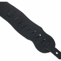 Levys Garment Leather Bass Strap BK