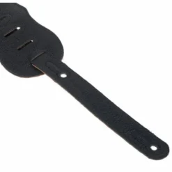 Levys Garment Leather Bass Strap BK