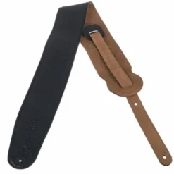 Levys Garment Leather Bass Strap BK