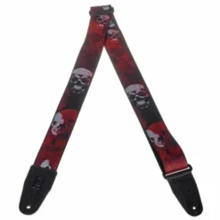 Levys Poly Print Strap 2" Skull