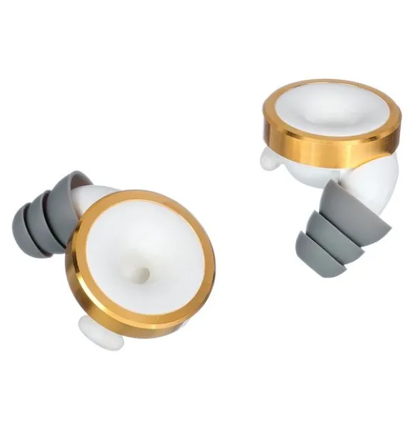 Limousine Earplugs Knops Gold White