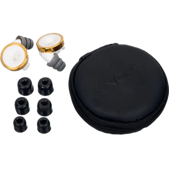 Limousine Earplugs Knops Gold White