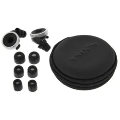 Limousine Earplugs Knops Knurled Black
