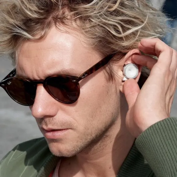 Limousine Earplugs Knops Smooth White