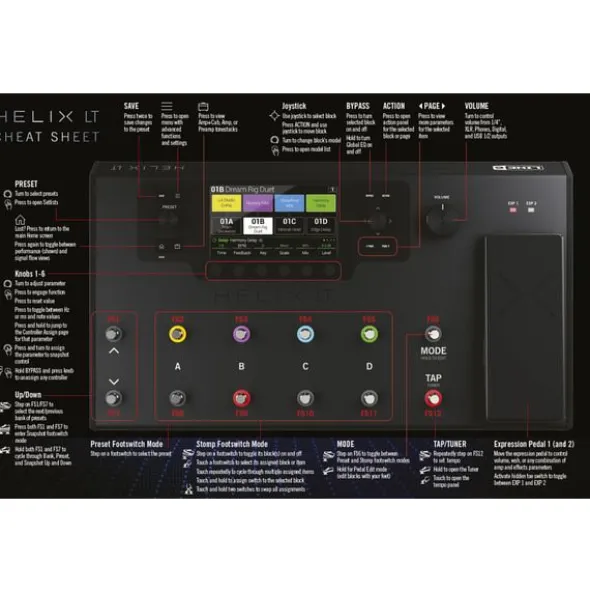 Line6 Helix LT Guitar Process. Bdl 2