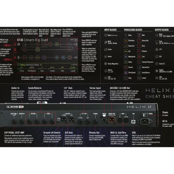 Line6 Helix LT Guitar Processor