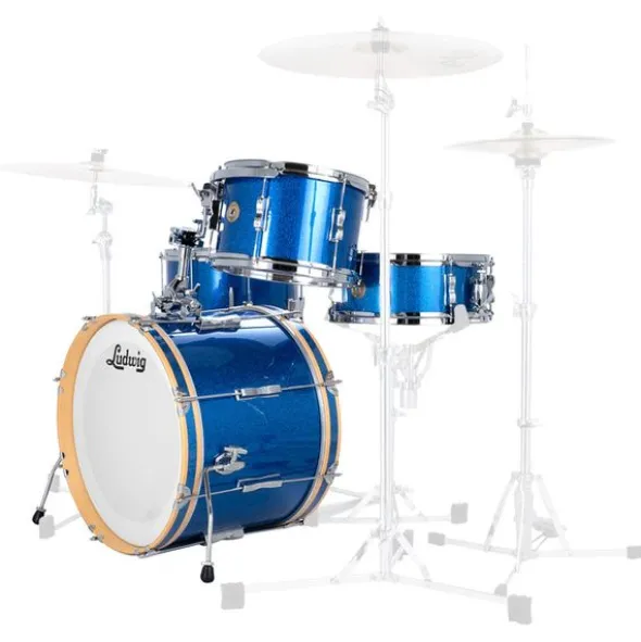 Ludwig Continental Club 20" Blue Spkl