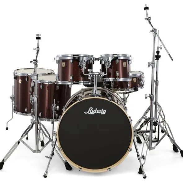 Ludwig Evolution 22" 6pc Caramel Spkl