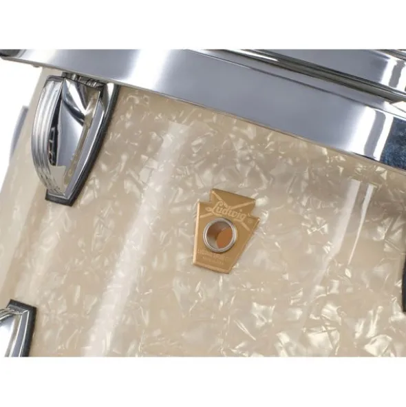 Ludwig Legacy Maple Downbeat V.White