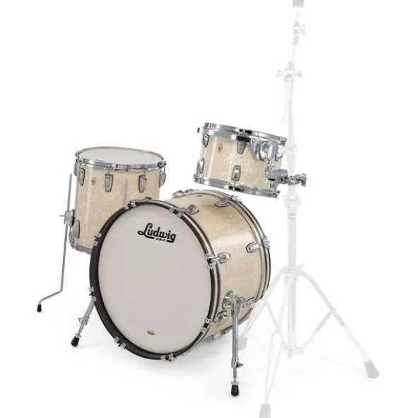 Ludwig Legacy Maple Downbeat V.White