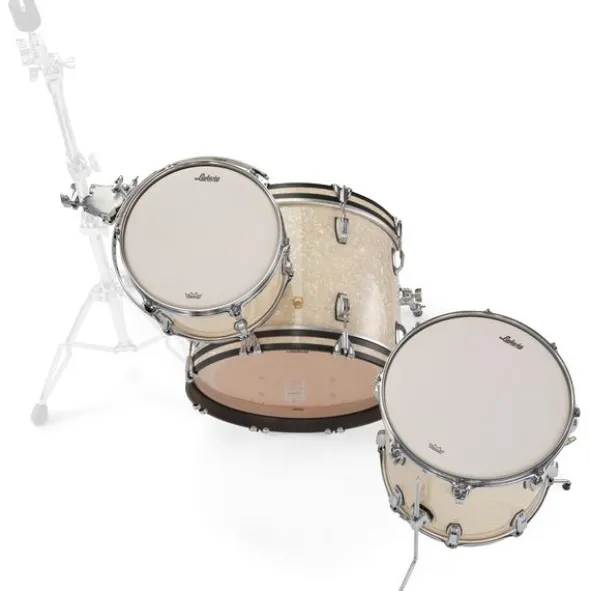Ludwig Legacy Maple Downbeat V.White