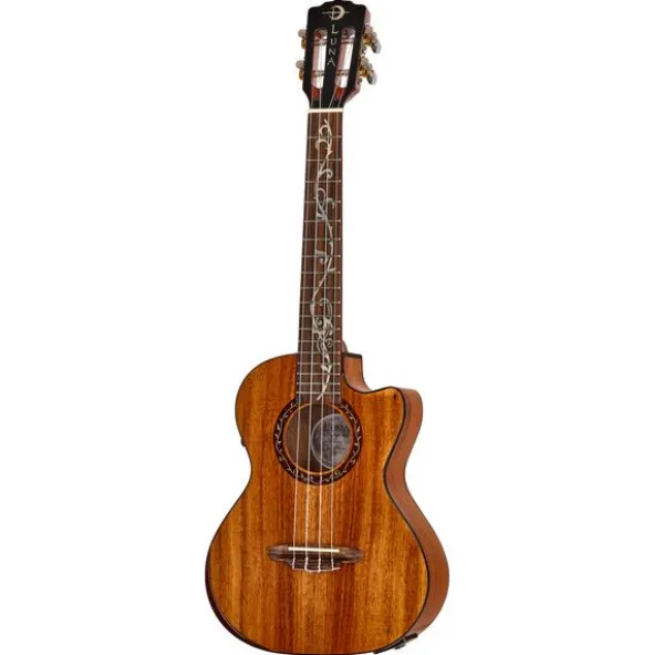 Luna Guitars Uke Vineyard Koa Bevel T PU