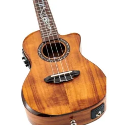 Luna Guitars Uke Vineyard Koa Bev. Conc PU