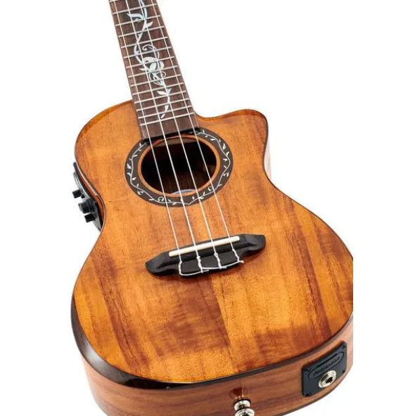 Luna Guitars Uke Vineyard Koa Bev. Conc PU