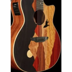 Luna Guitars Vista Wolf Cutaway A/E