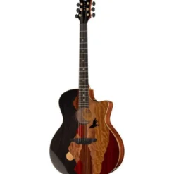 Luna Guitars Vista Wolf Cutaway A/E