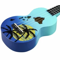 Mahalo Hawaii Blue Ukulele