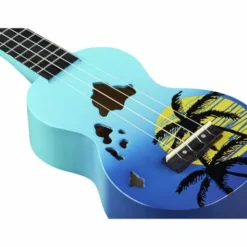 Mahalo Hawaii Blue Ukulele