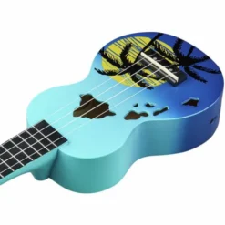 Mahalo Hawaii Blue Ukulele