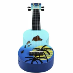Mahalo Hawaii Blue Ukulele