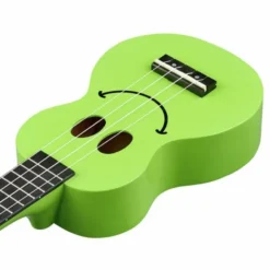 Mahalo Smiley Ukulele Green