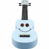 Mahalo Smiley Ukulele Light Blue