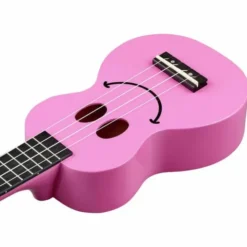 Mahalo Smiley Ukulele Pink