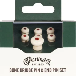 Martin Guitar Bone Bridge & End Pin F Tort