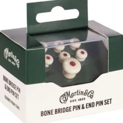 Martin Guitar Bone Bridge & End Pin F Tort