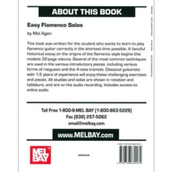 Mel Bay Easy Flamenco Solos